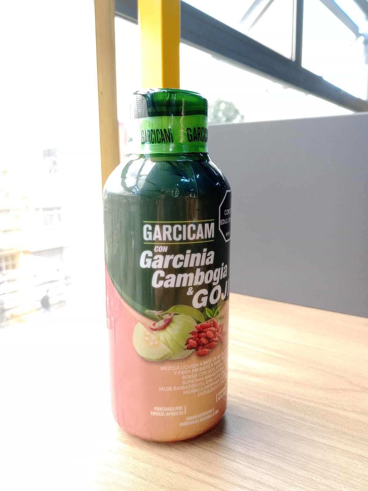 Garcicam – Bebida Funcional Natural 500ml con Goji, Moringa, Uva y Fibra Prebiótica