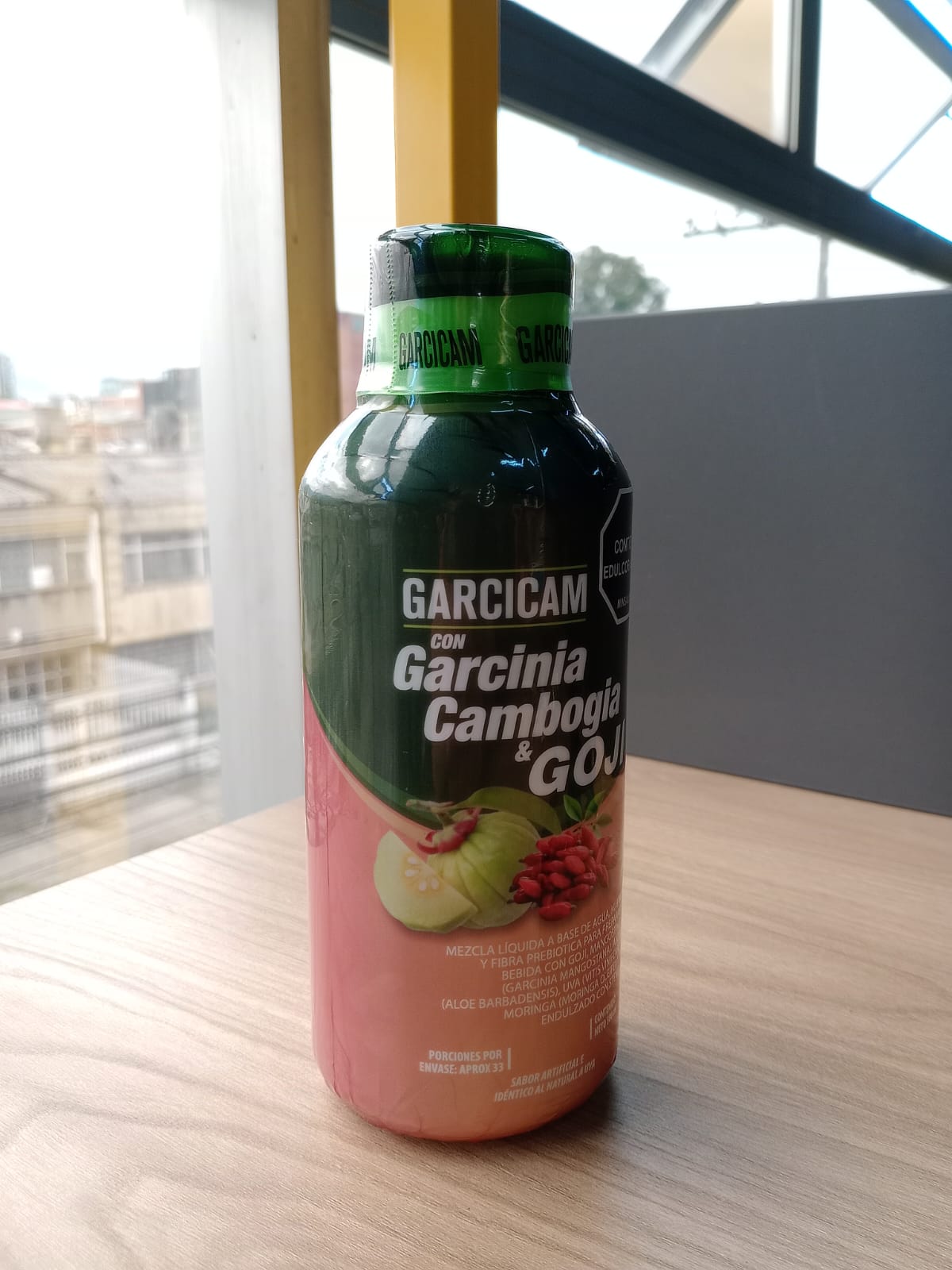 Garcicam – Bebida Funcional Natural 500ml con Goji, Moringa, Uva y Fibra Prebiótica