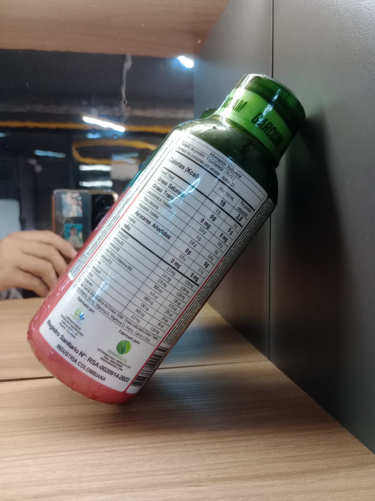 Garcicam – Bebida Funcional Natural 500ml con Goji, Moringa, Uva y Fibra Prebiótica