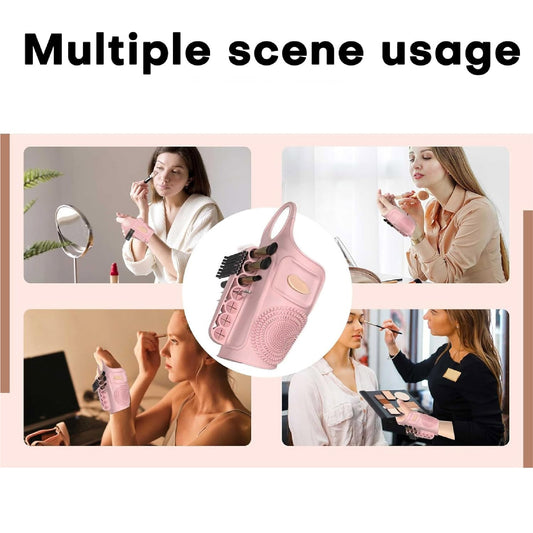 Pulsera Soporte para Brochas de Maquillaje – Práctica, Ligera y Profesional